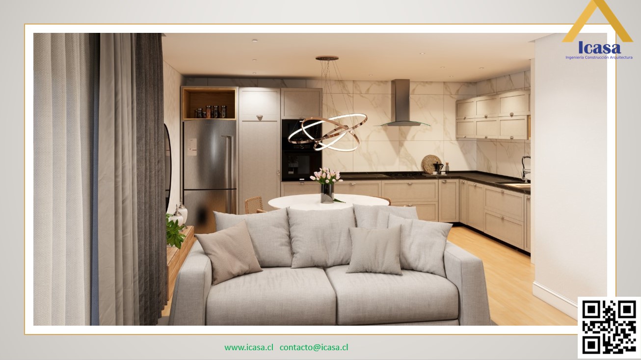 Casa Interior Living comedor cocina